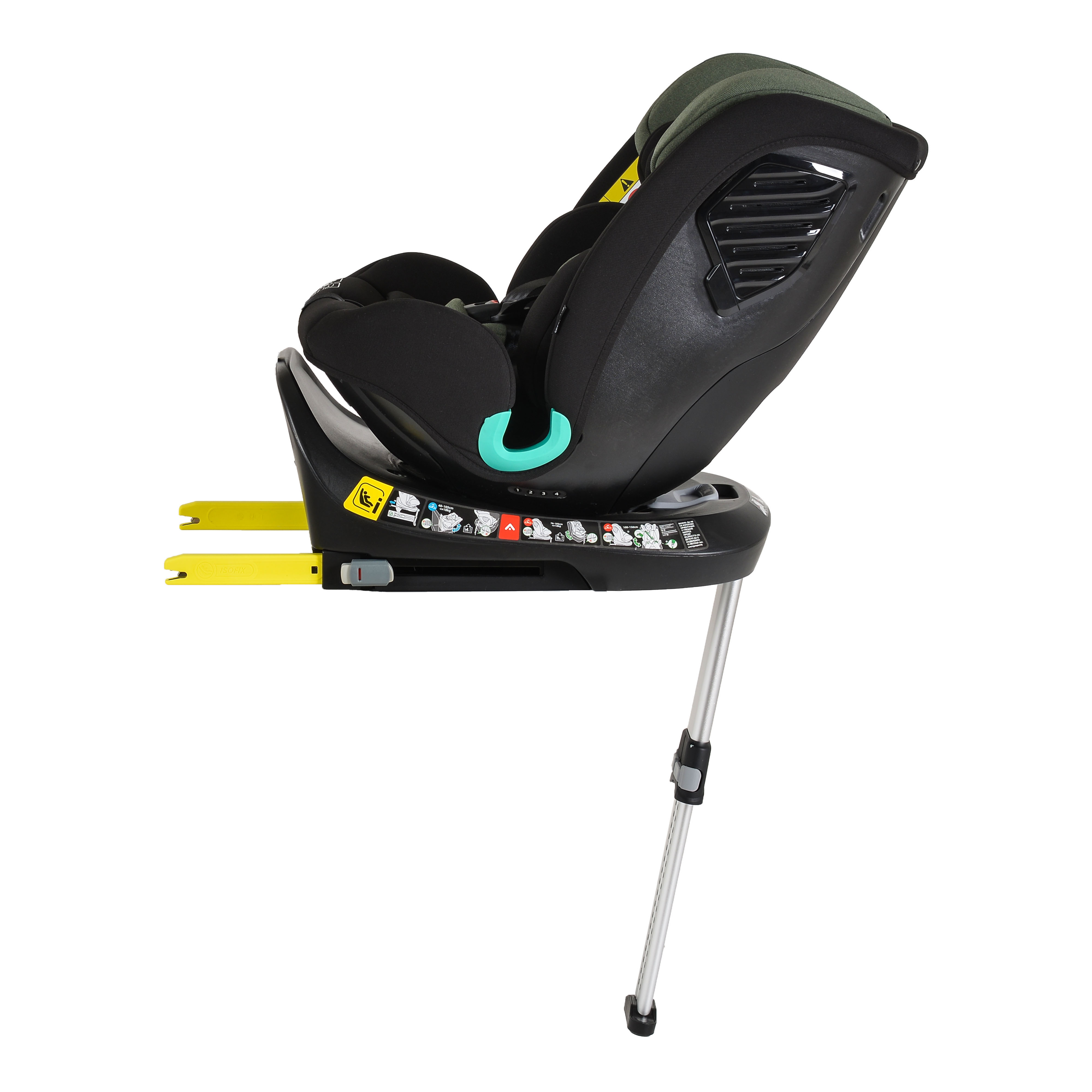 Κάθισμα αυτοκινήτου i-Protect 40-150 cm, βαθύ πράσινο του δάσους