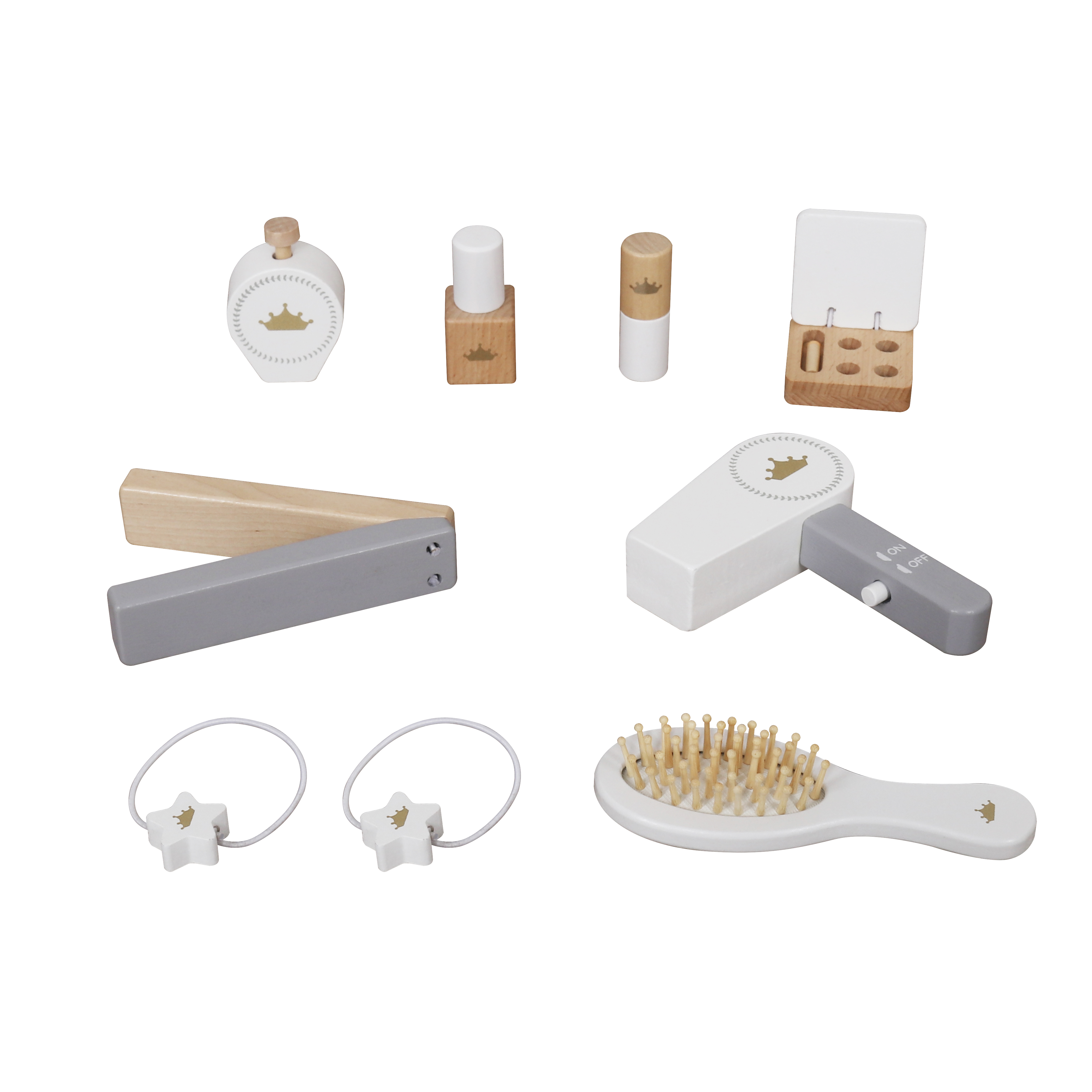 Ξύλινο μπουντουάρ με καθρέφτη πριγκίπισσας