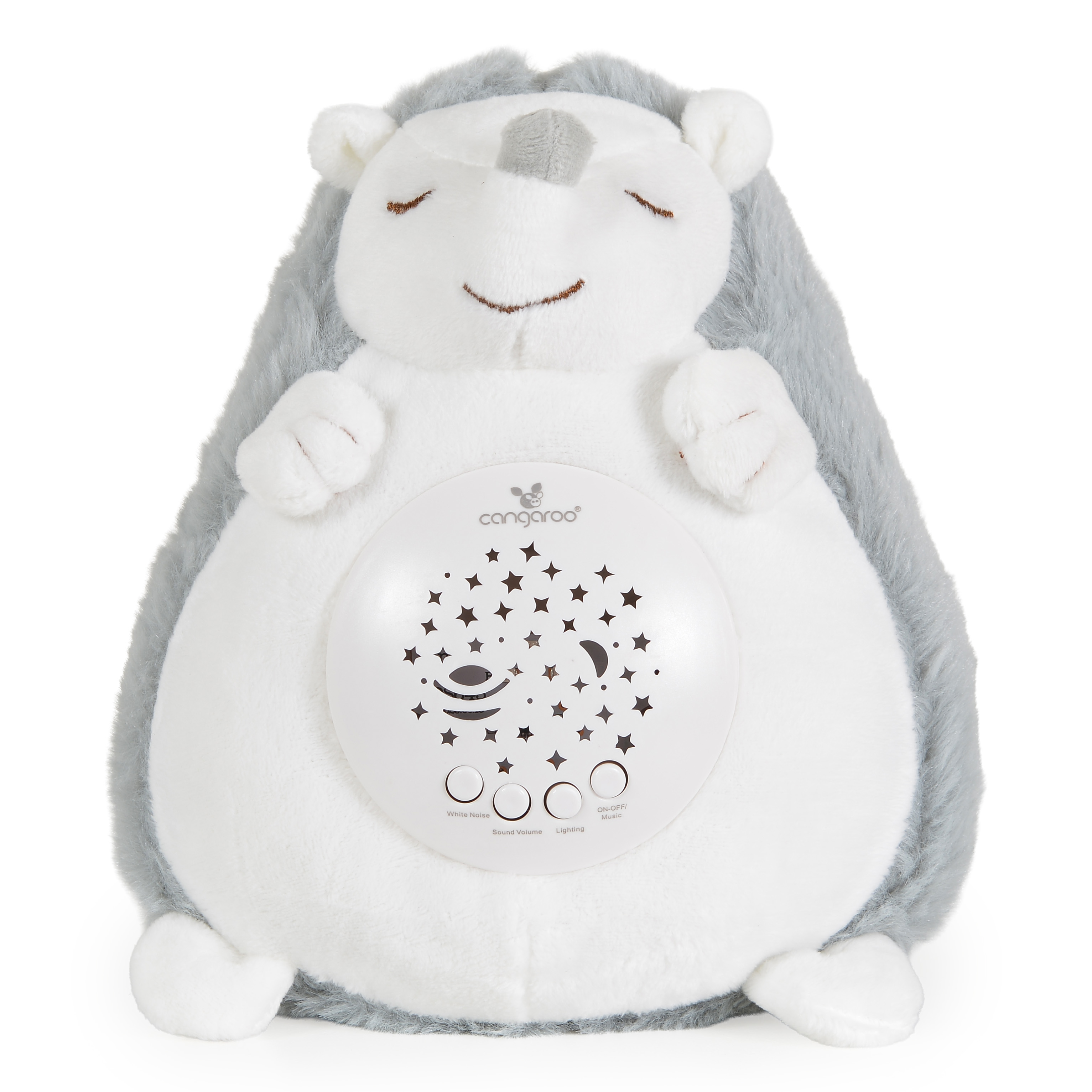 Νυχτερινό φως και προβολέας με λευκό θόρυβο