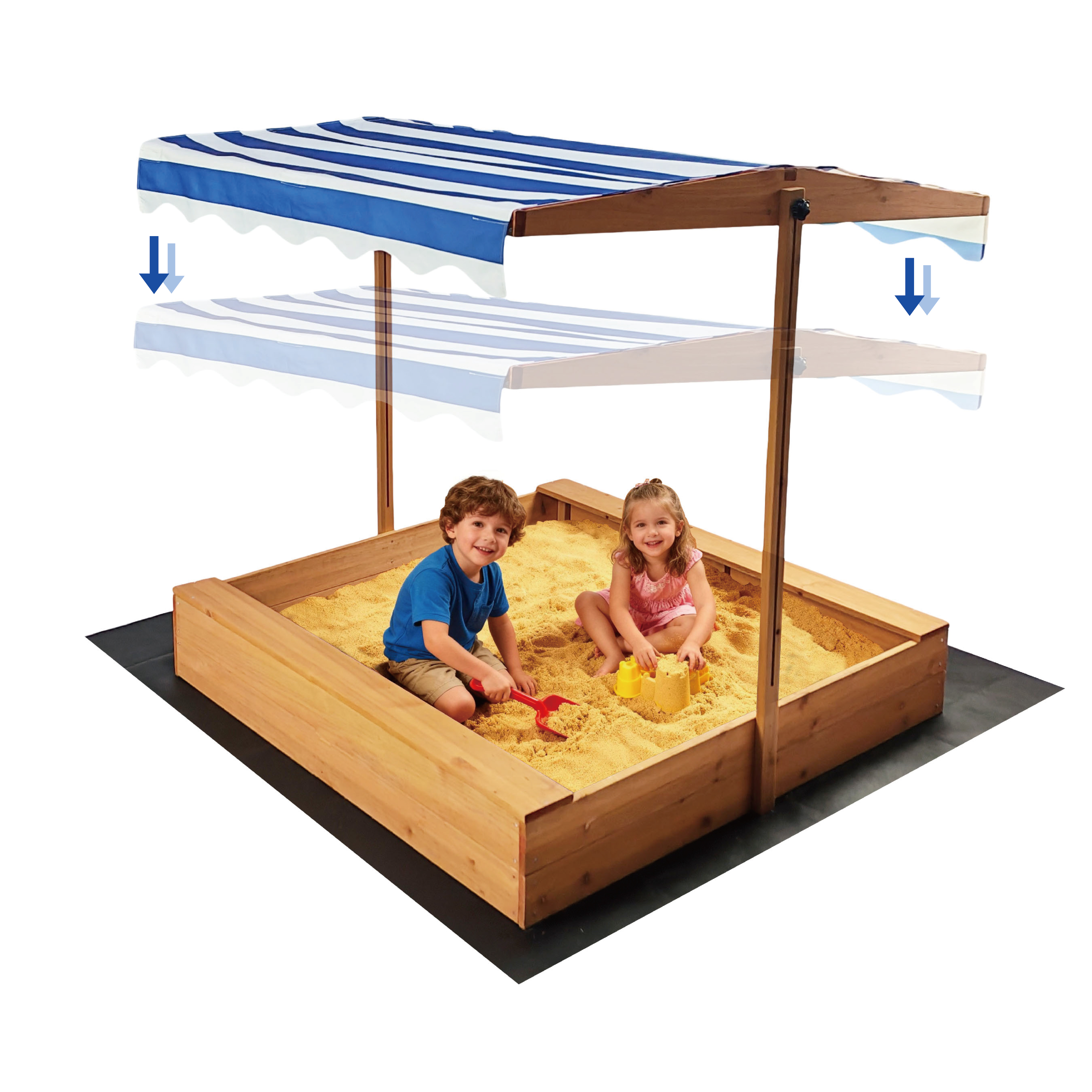 Ξύλινο sandbox με επίστρωση UV BPS752