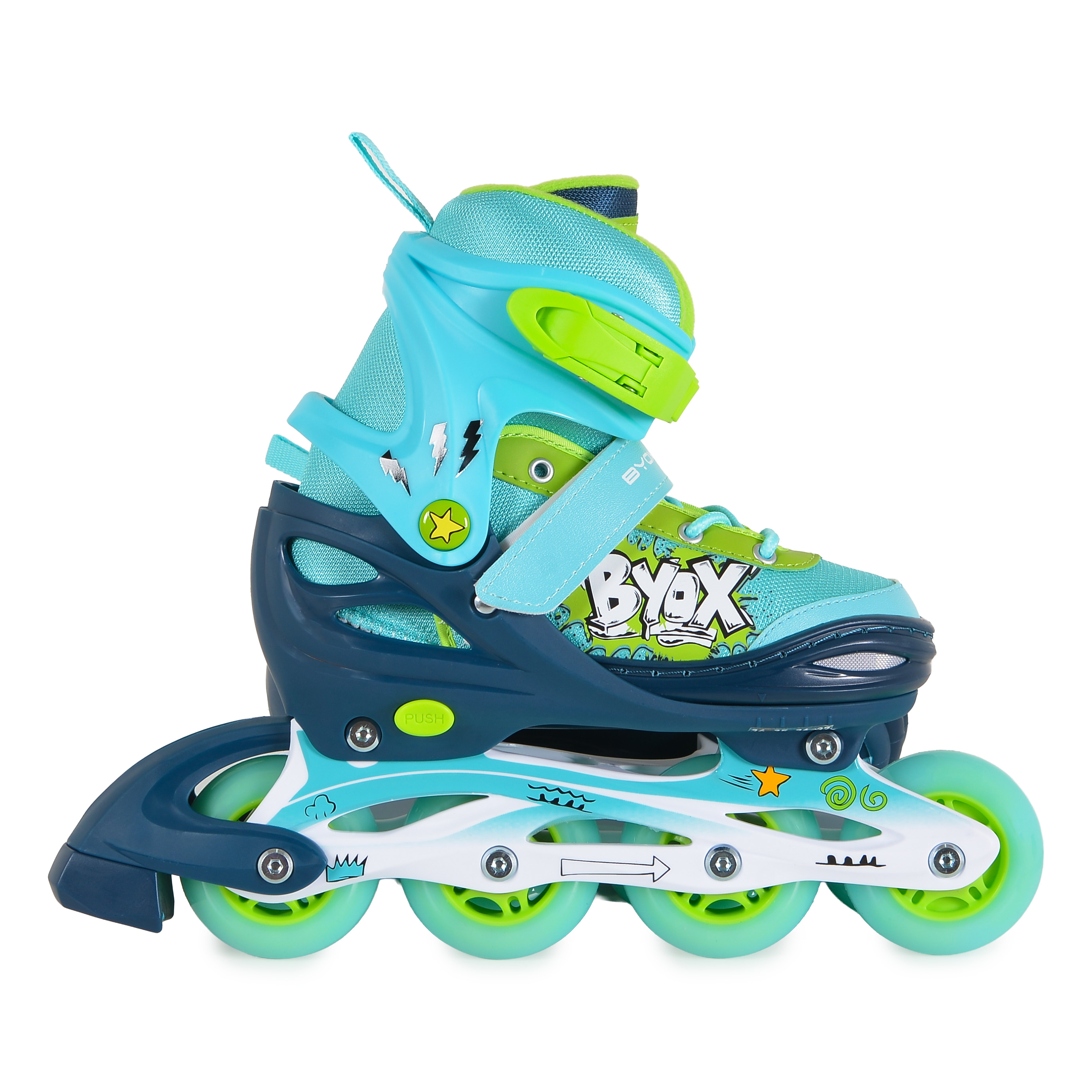 Rollerblades Rolox Blue-S-(30-33)