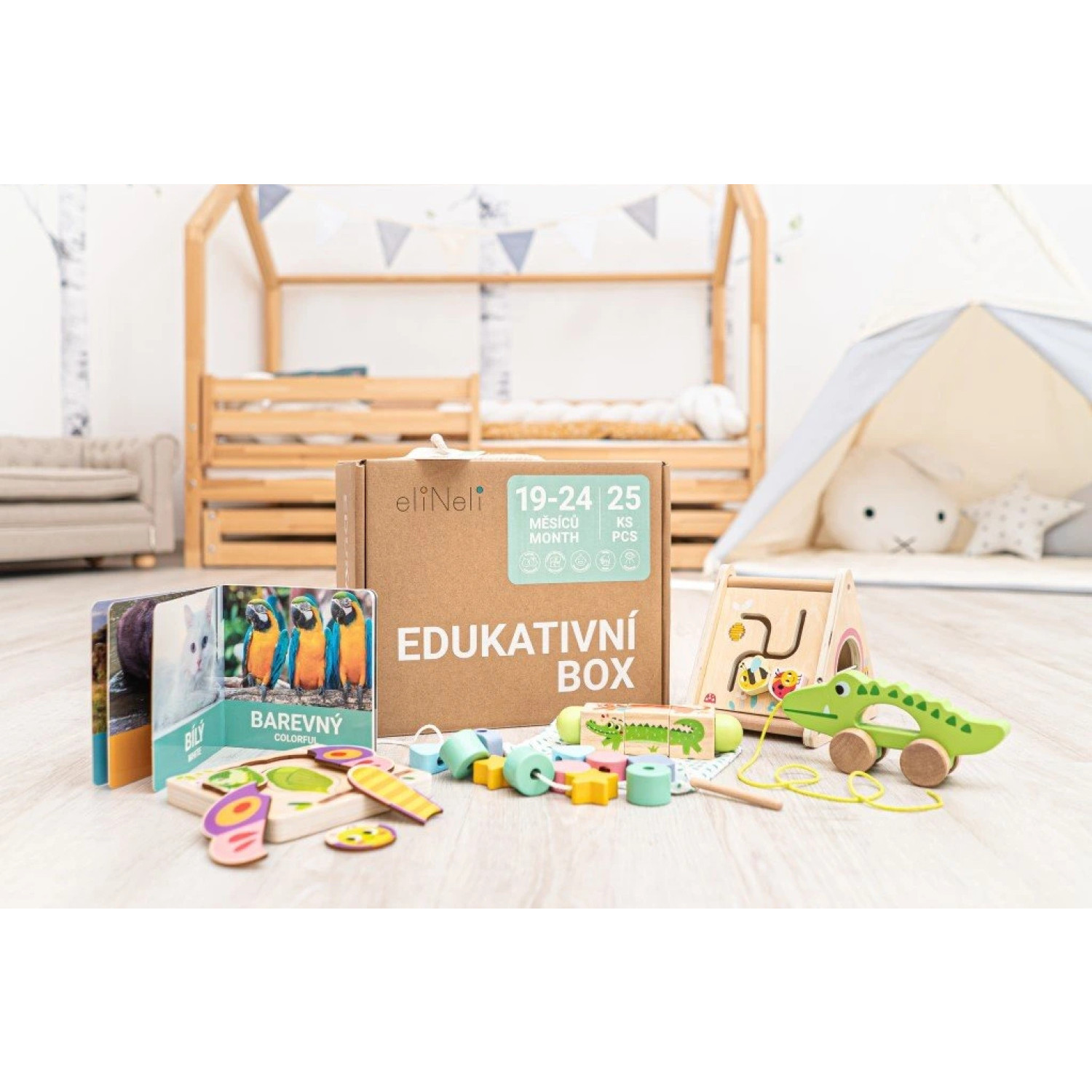 Εκπαιδευτικό Κουτί Montessori 19-24 μηνών Ηλικία: 1+