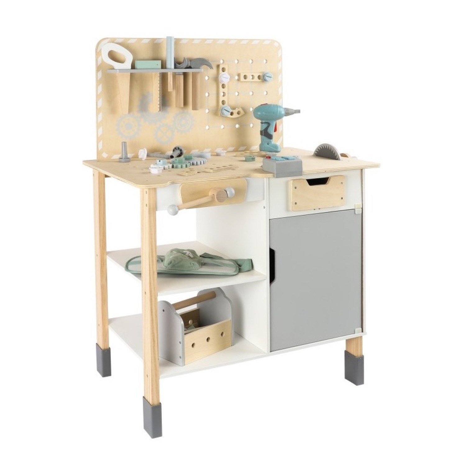Ξυλουργείο με εργαλεία + ζώνη εργαλείων Ηλικία: 2+