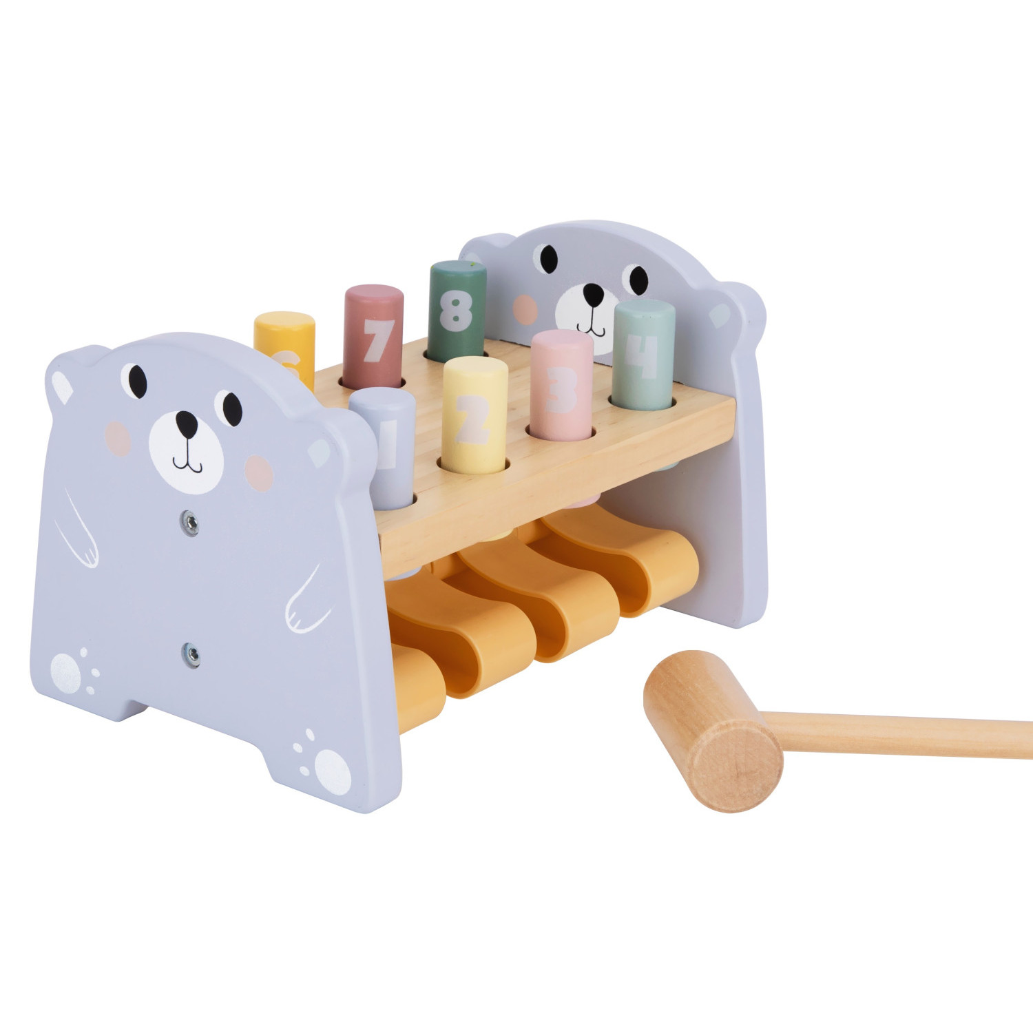 Εκπαιδευτική Αρκούδα με Σφυρί και Αριθμούς Ηλικία: 1+