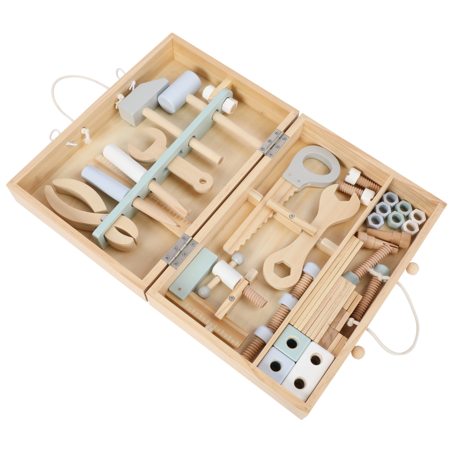 Ξύλινα παιδικά εργαλεία σε κουτί Ηλικία: 2+