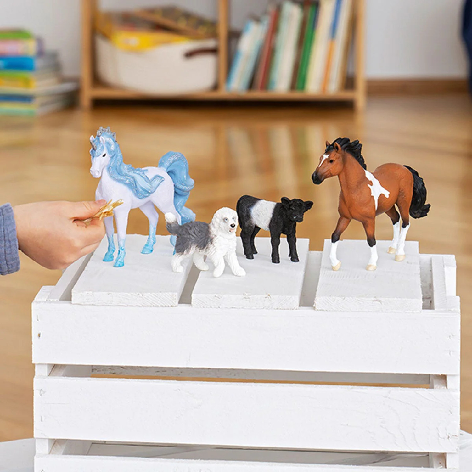 Ειδώλιο μοσχαριού Galloway, Schleich Ηλικία: 3+ Μέγεθος: 8.3x2.5x5.7 εκ.