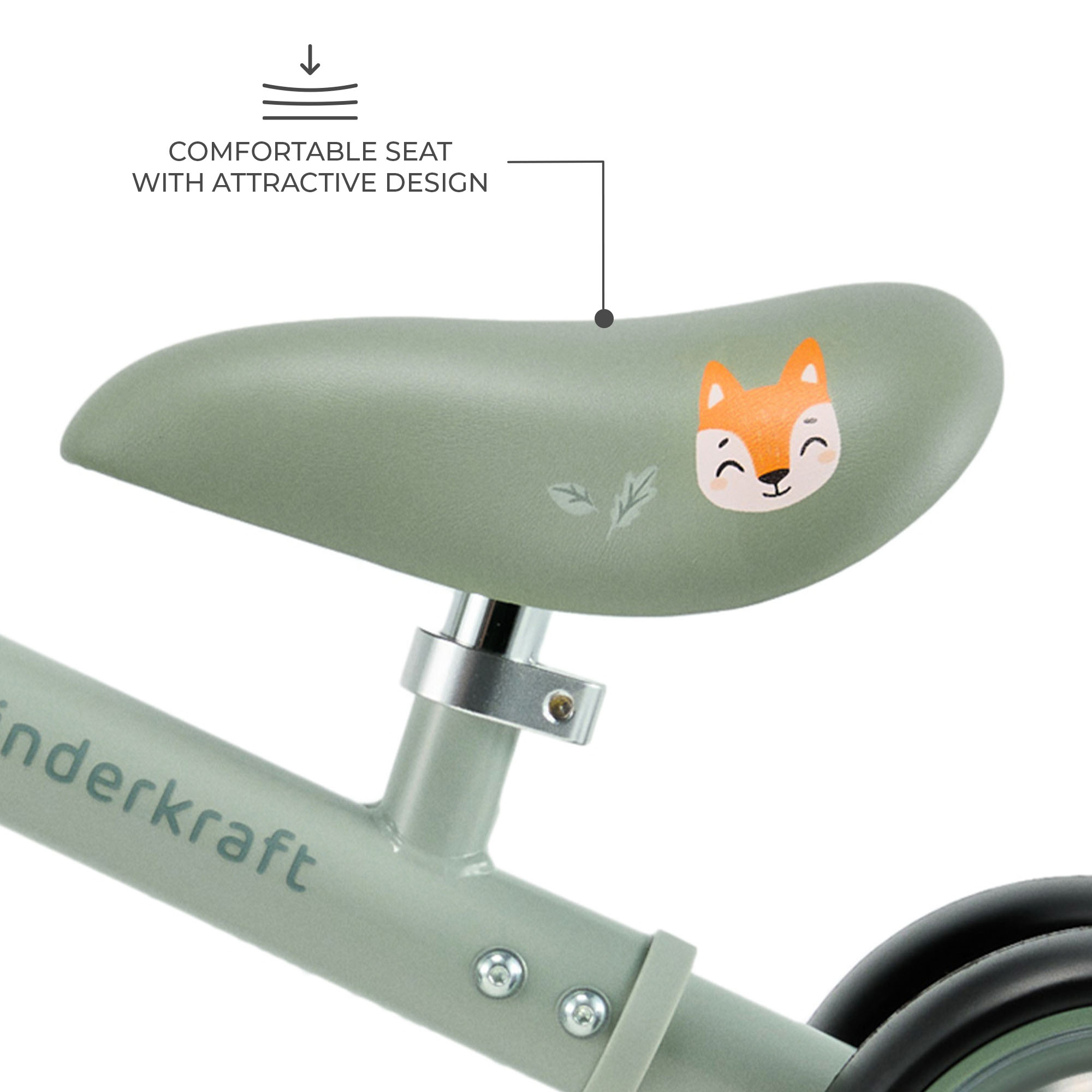 Kinderkraft CUTIE FLASH βόλτα στο ΠΡΑΣΙΝΟ
