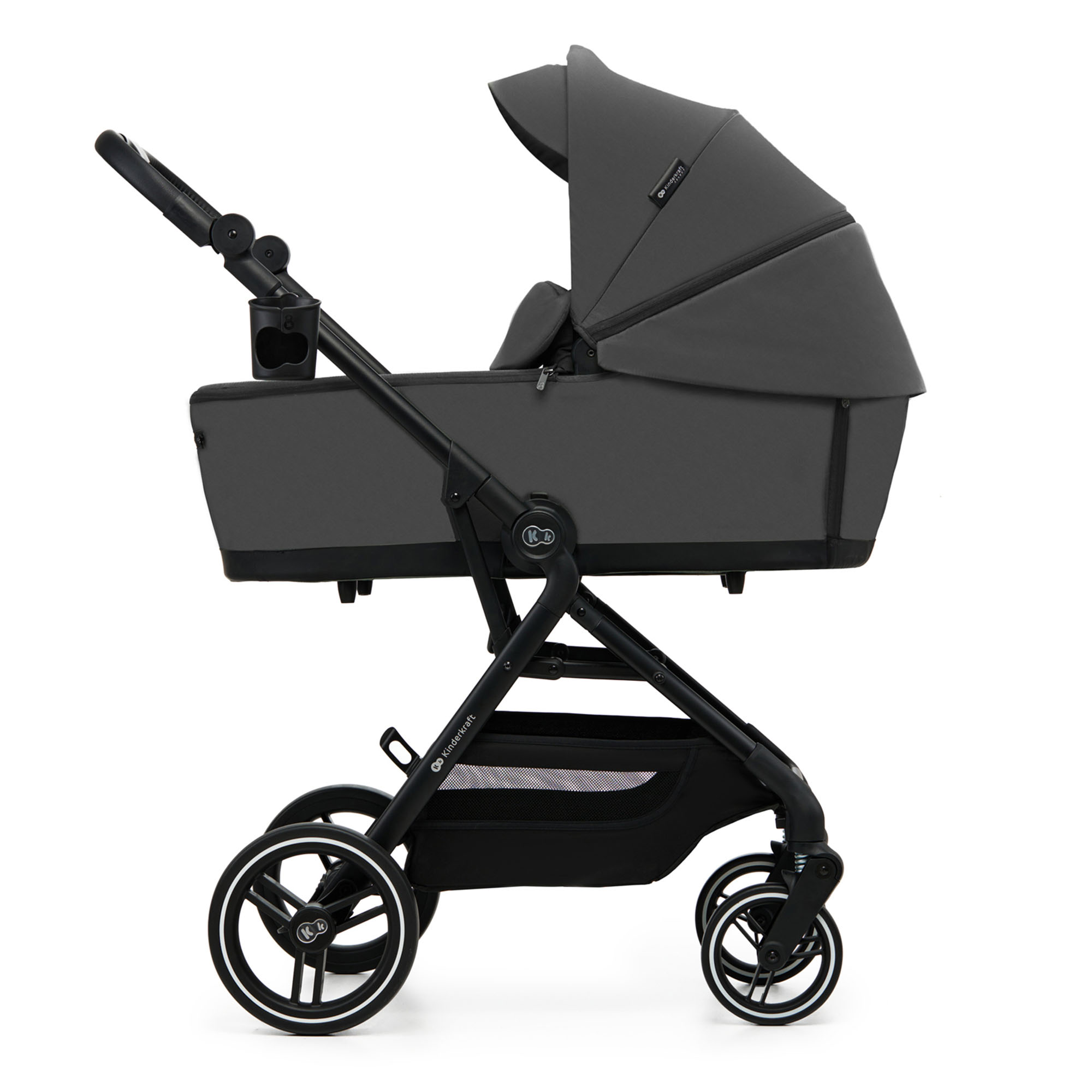 Παιδικό καρότσι Kinderkraft YOXI 3 σε 1 MOONLIGHT ΓΚΡΙ