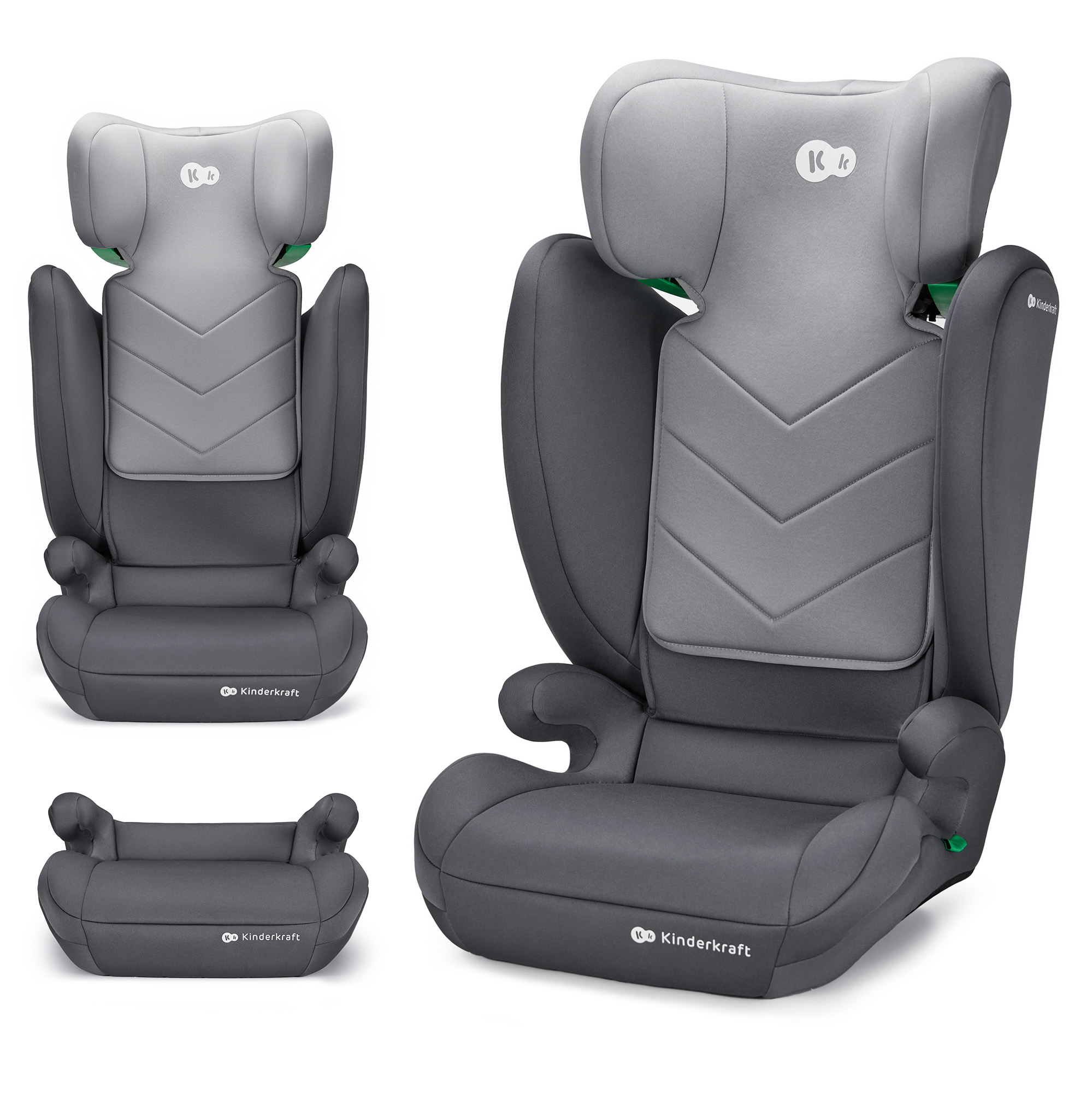 Κάθισμα αυτοκινήτου Kinderkraft I-SPARK 100-150cm ΓΚΡΙ