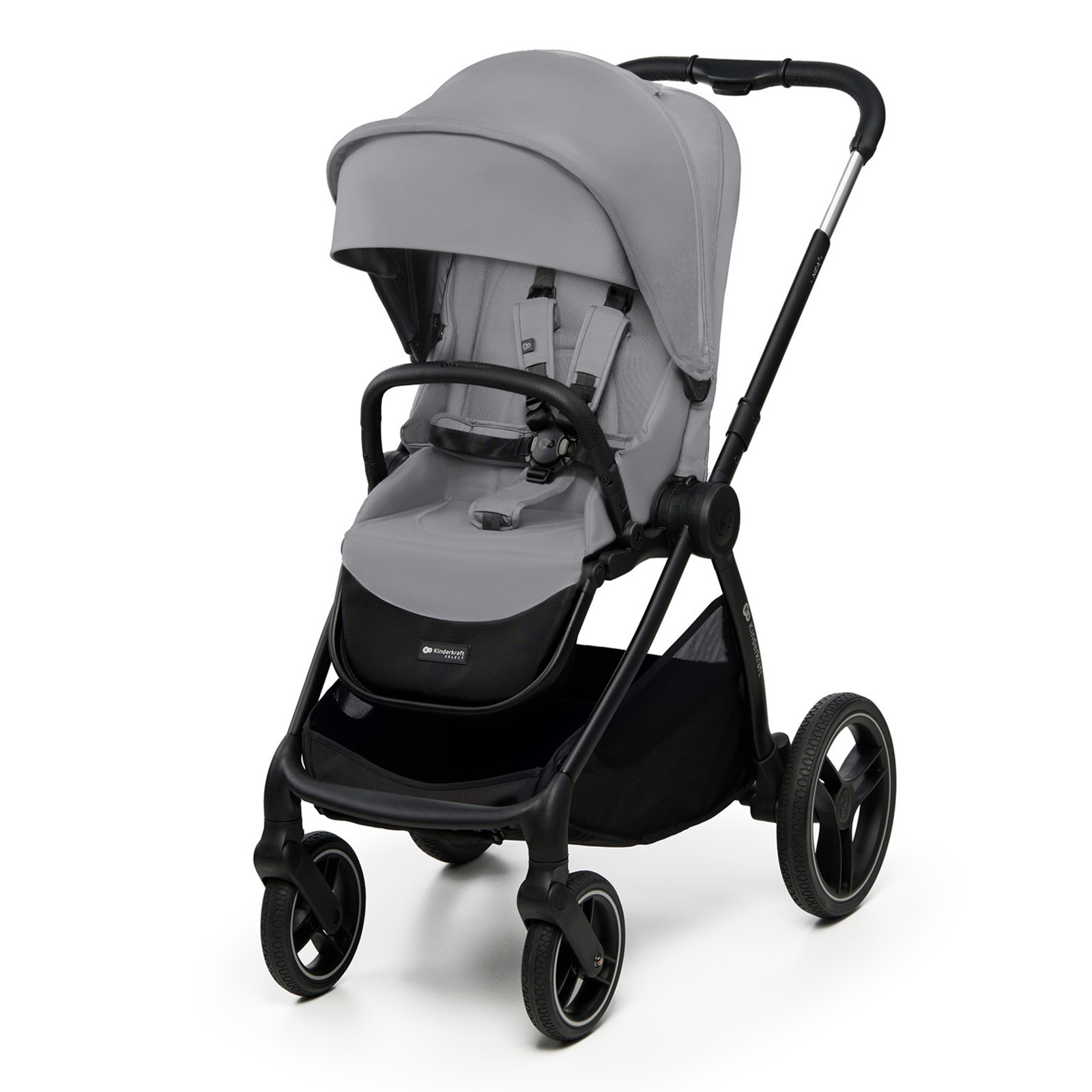 Καρότσι μωρού KinderKraft 2in1 NEA 2.0 PLATINIUM GRAY