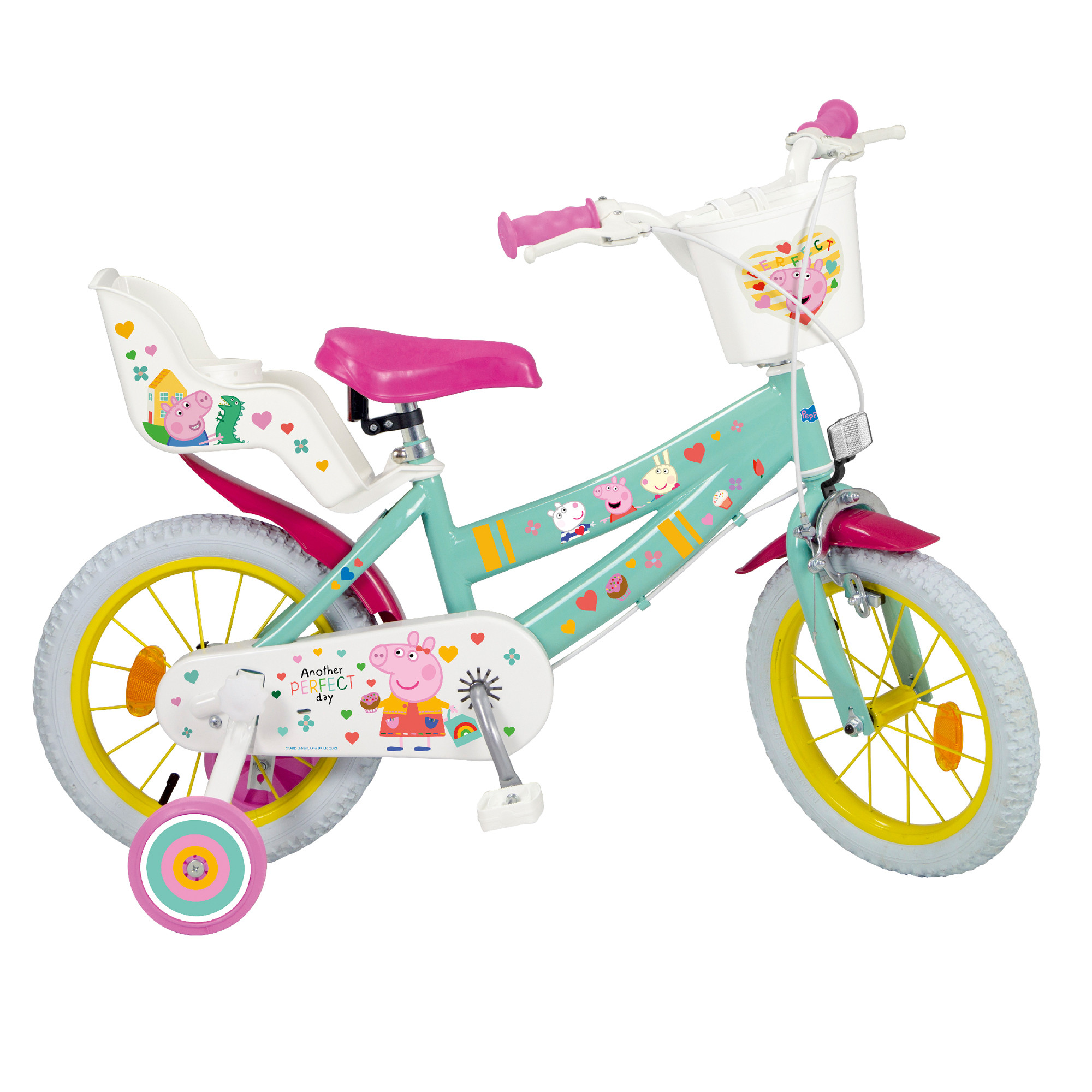 Toimsa παιδικό ποδήλατο 14" Peppa Pig green 1498