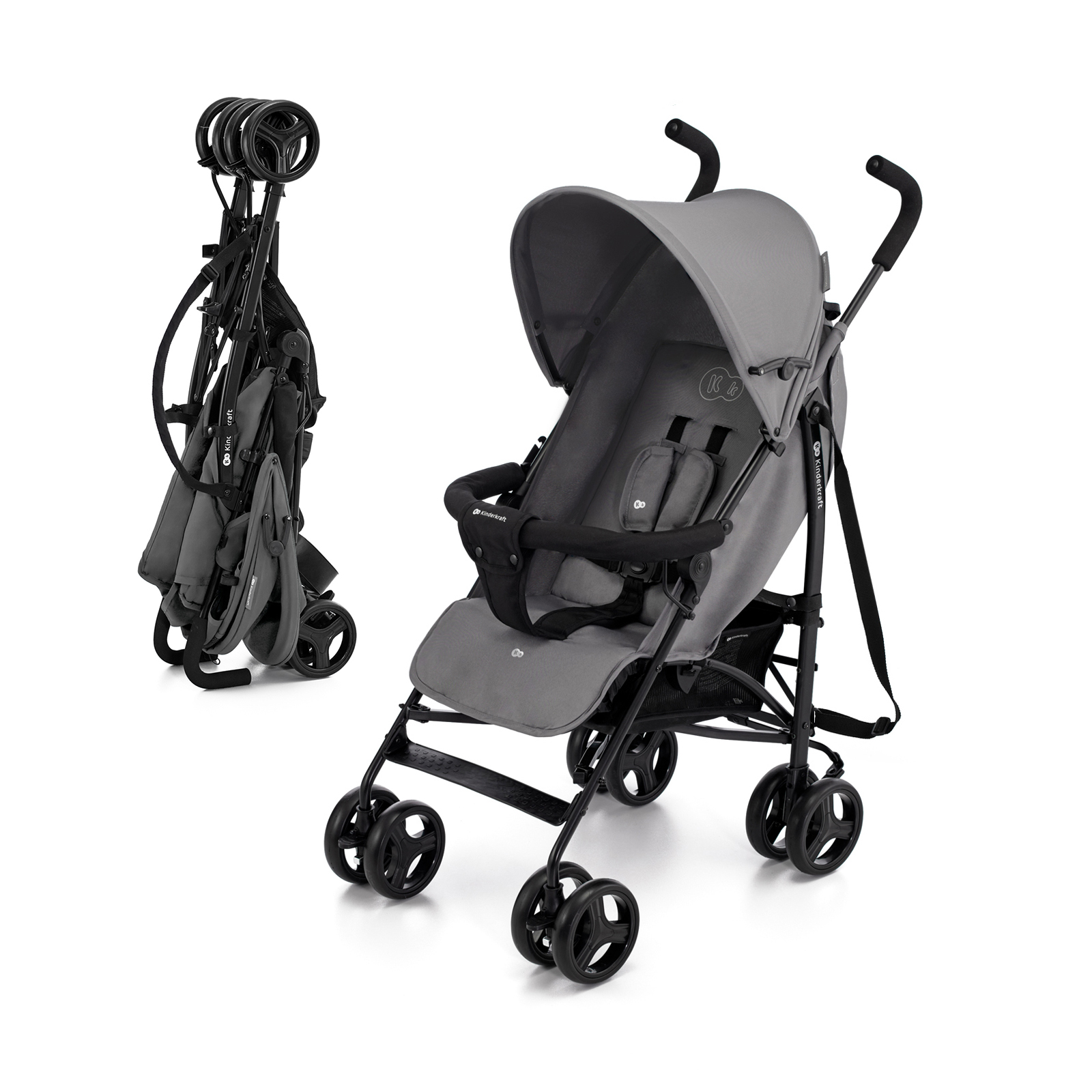Βρεφικό καρότσι Kinderkraft TIK STONE GREY
