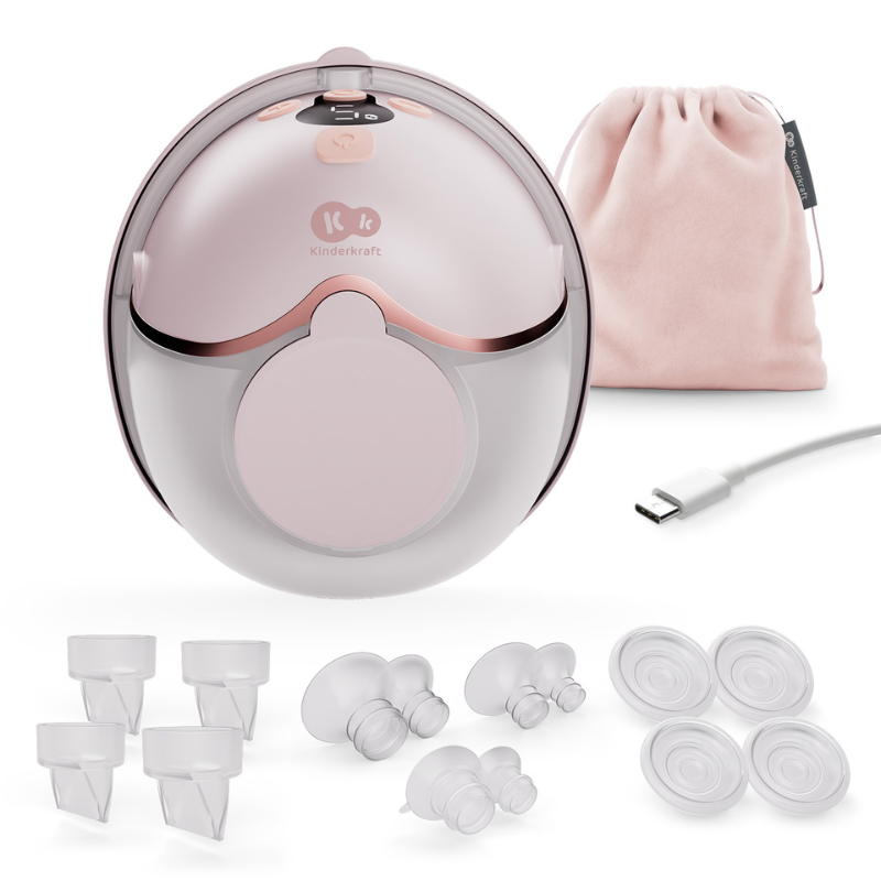 Θήλαστρο Kinderkraft MAMAFLOW ΡΟΖ