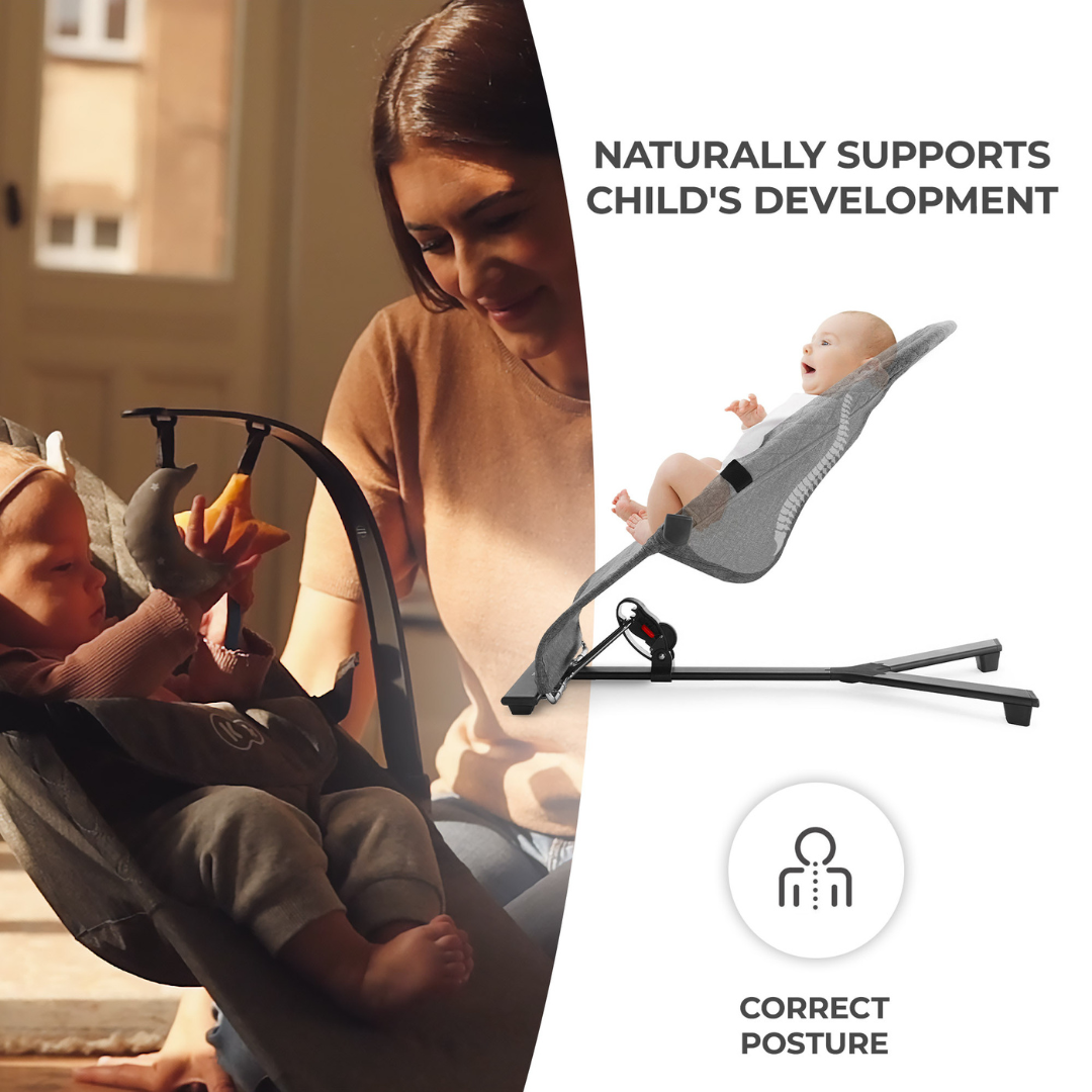 Ξαπλώστρα Kinderkraft MIMI ΜΠΕΖ