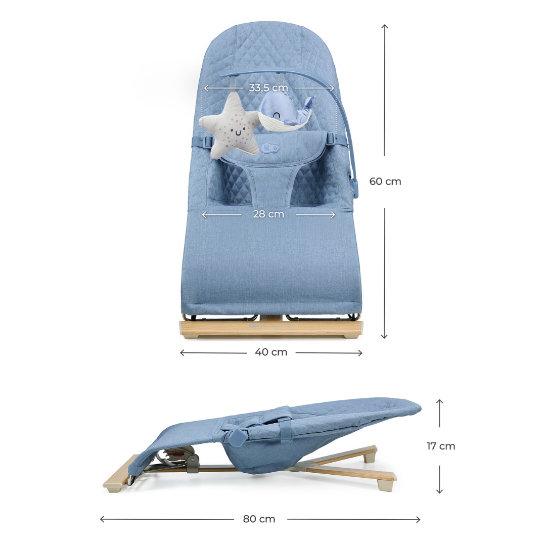 Ξαπλώστρα Kinderkraft MIMI NORDIC BREEZE
