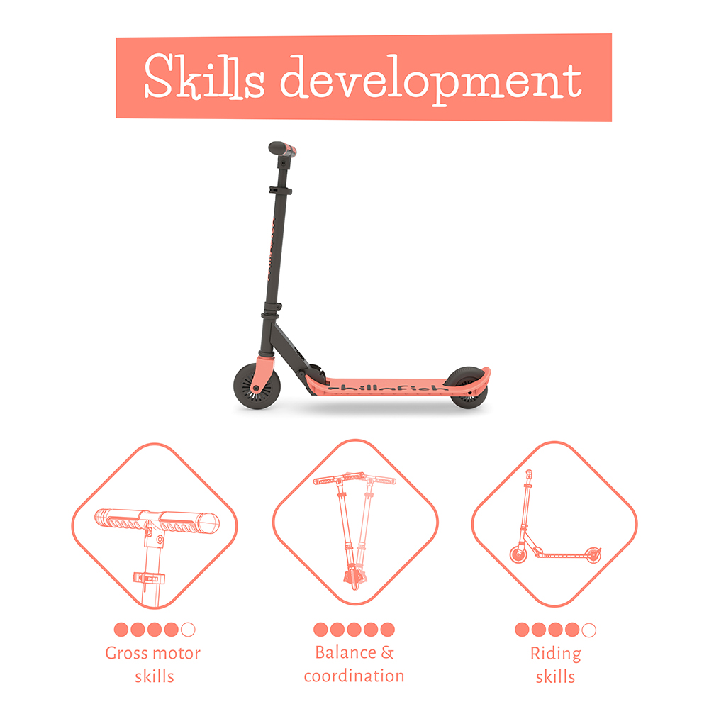 Chillafish Flexxi CPFM03FLA αναδιπλούμενο σκούτερ Flamingo