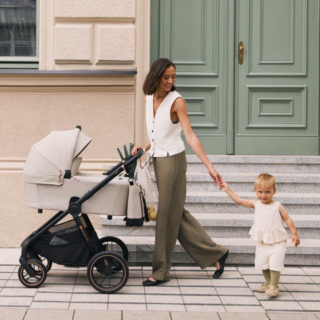 Παιδικό καρότσι KinderKraft 2 σε 1 NEA 2.0 BIZUU WHISPER DUNE