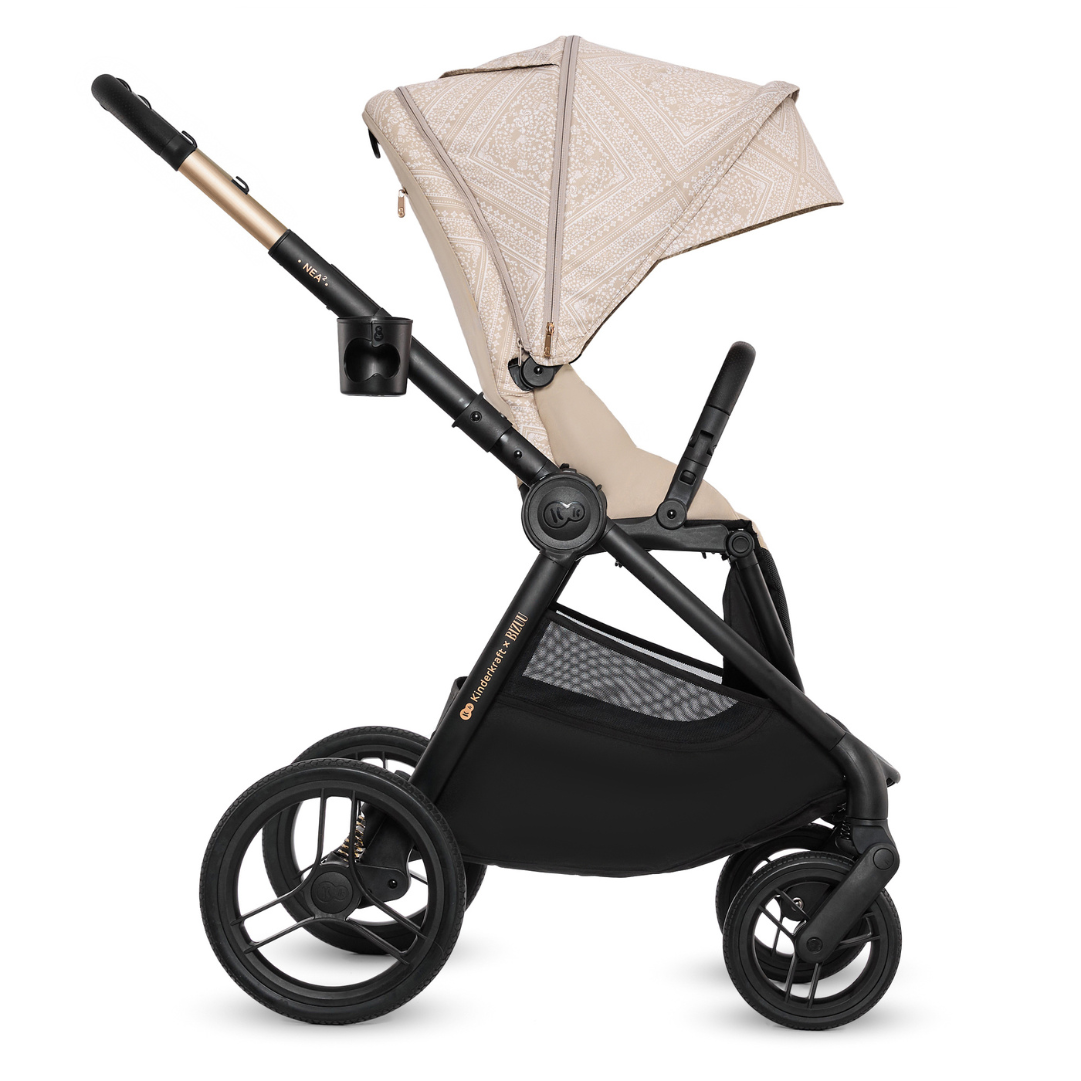 Παιδικό καρότσι KinderKraft 2 σε 1 NEA 2.0 BIZUU WHISPER DUNE