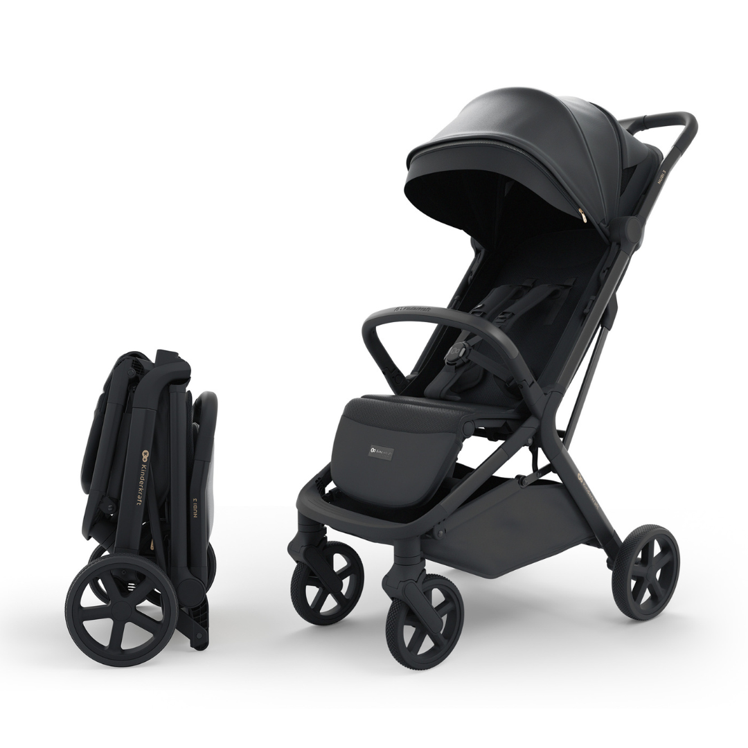 Παιδικό καρότσι Kinderkraft NUBI 3 MIDNIGHT BLACK