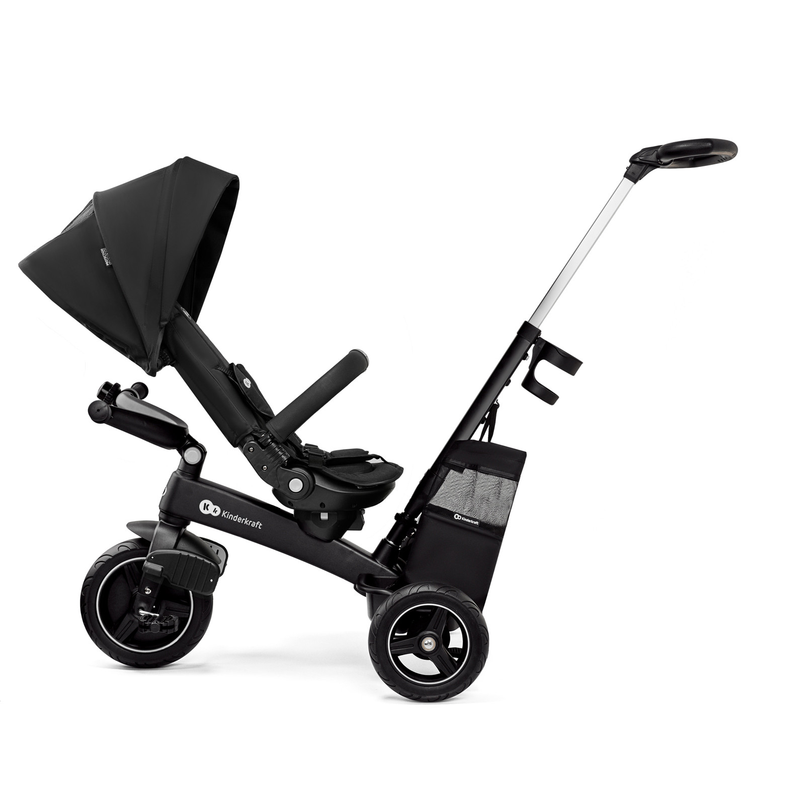 KinderKraft EASYTWIST Μαύρο τρίκυκλο KREASY00BLK0000