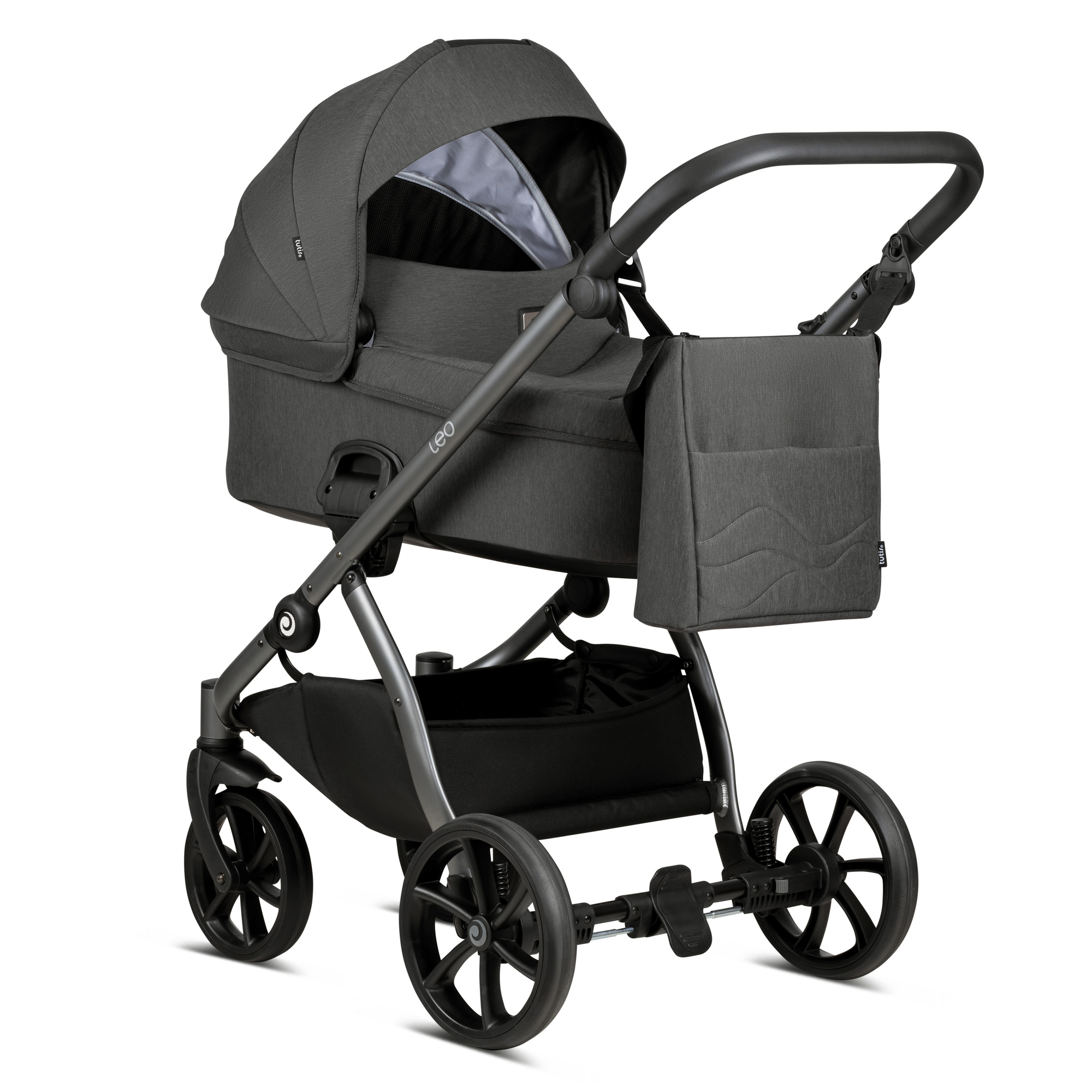 Καρότσι μωρού Tutis LEO 2in1 103 Dark Grey
