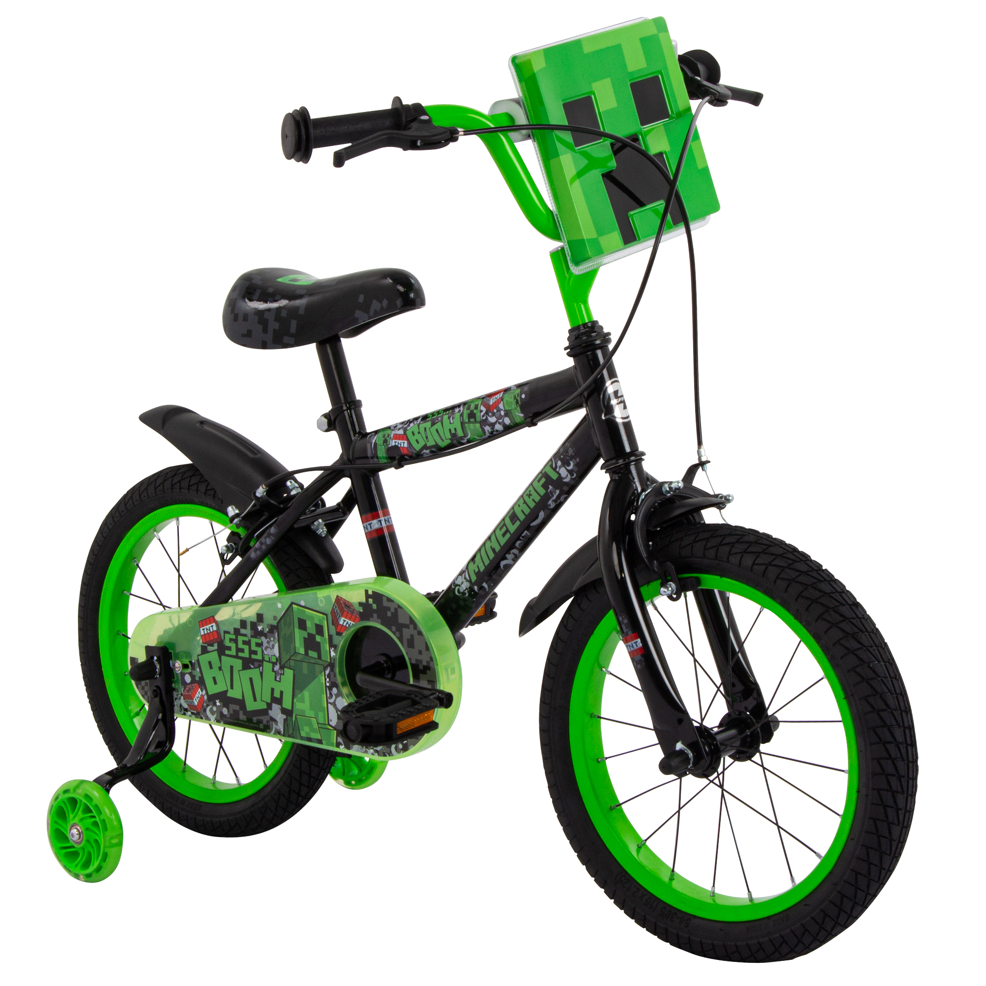 Παιδικό ποδήλατο Huffy 16" Minecraft 21644W ΜΑΥΡΟ