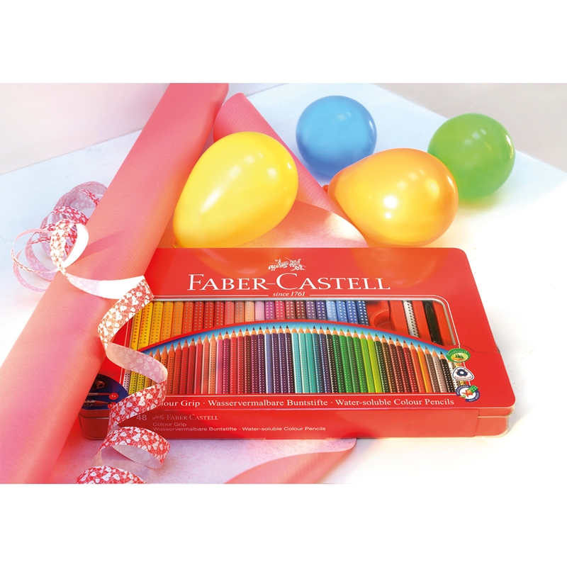 Faber-Castell Ακουαρέλα μολύβια Grip 2001, 48 χρώματα