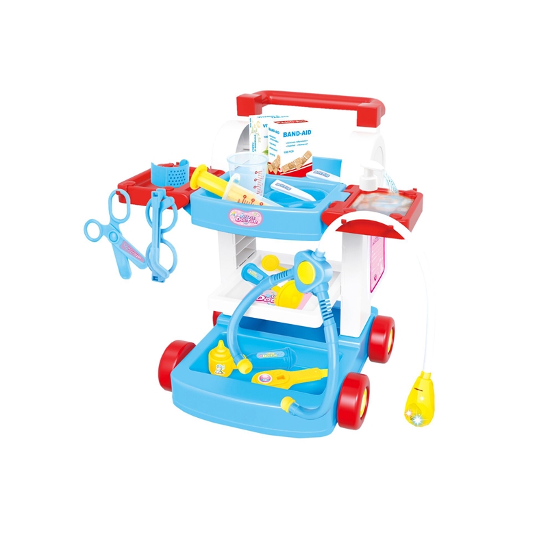 Τρόλεϊ Nowa Szkola με αξεσουάρ γιατρού, παιδικό, 40 x 35 x 42 cm