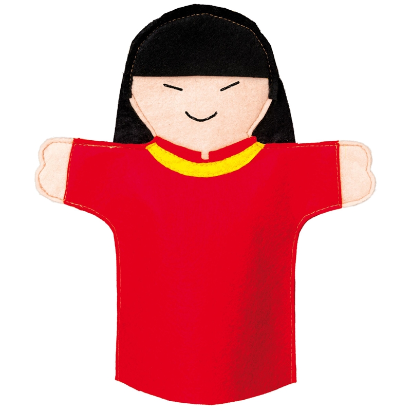 Nowa Szkola Χειροκούκλες, παιδιά του κόσμου, 25 cm, 14 τεμάχια