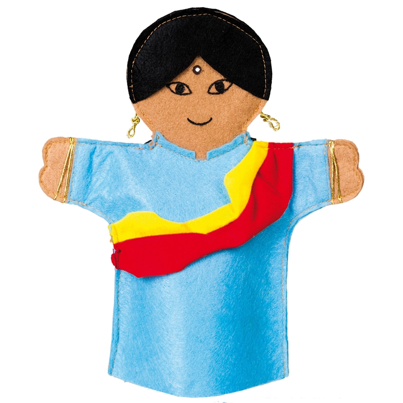 Nowa Szkola Χειροκούκλες, παιδιά του κόσμου, 25 cm, 14 τεμάχια