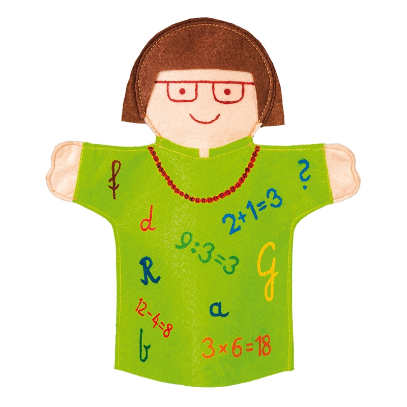 Nowa Szkola Χειροκούκλες, επαγγέλματα, 25 cm, 14 τεμάχια