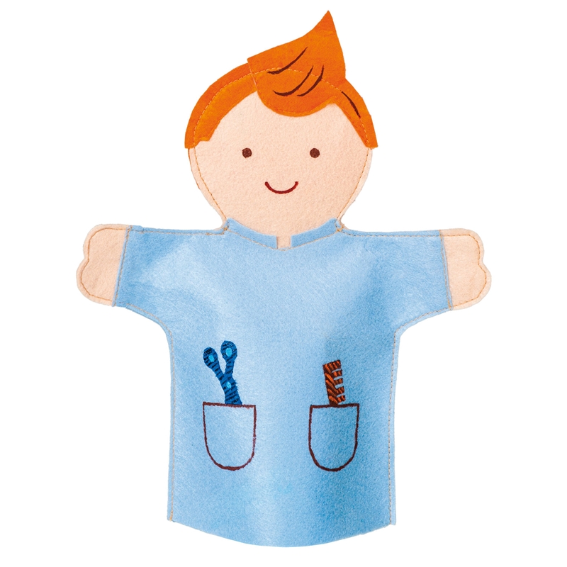 Nowa Szkola Χειροκούκλες, επαγγέλματα, 25 cm, 14 τεμάχια