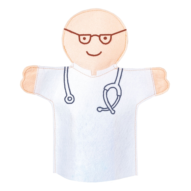 Nowa Szkola Χειροκούκλες, επαγγέλματα, 25 cm, 14 τεμάχια