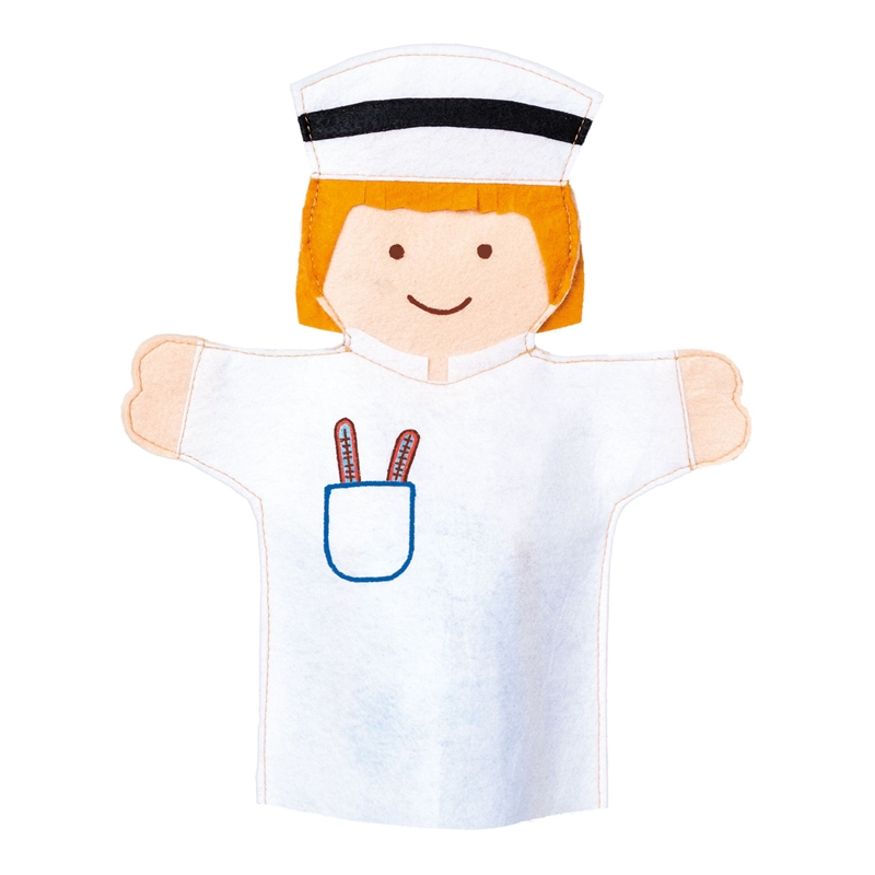 Nowa Szkola Χειροκούκλες, επαγγέλματα, 25 cm, 14 τεμάχια