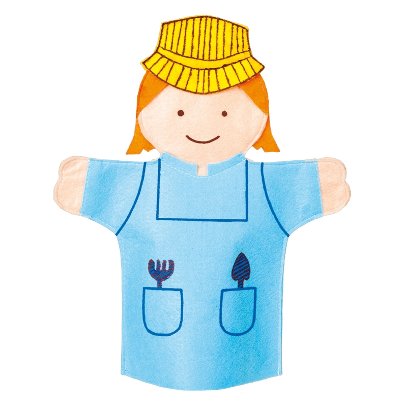 Nowa Szkola Χειροκούκλες, επαγγέλματα, 25 cm, 14 τεμάχια