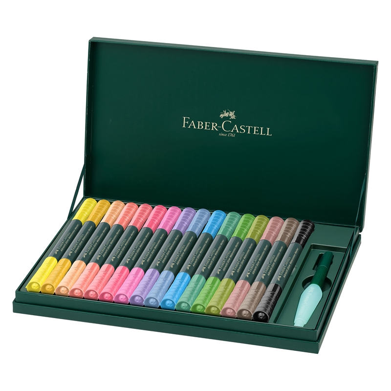 Μαρκαδόρος ακουαρέλα Faber-Castell Albrecht Dürer, 16 χρώματα, σε συσκευασία δώρου