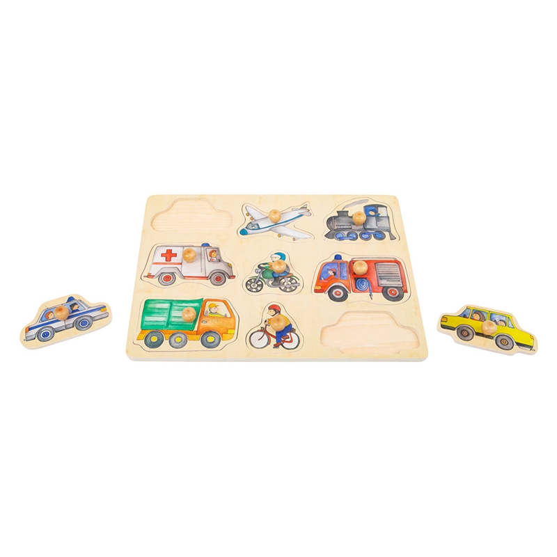 Small Foot Puzzle Vehicles, ξύλινα, 9 τεμάχια