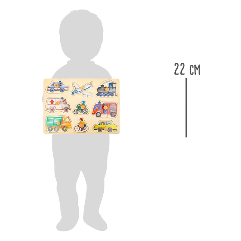 Small Foot Puzzle Vehicles, ξύλινα, 9 τεμάχια