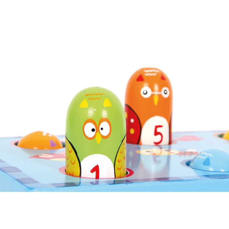 Small Foot Game με σφυρί και πουλιά, ξύλινο, 19 x 12 x 12 cm