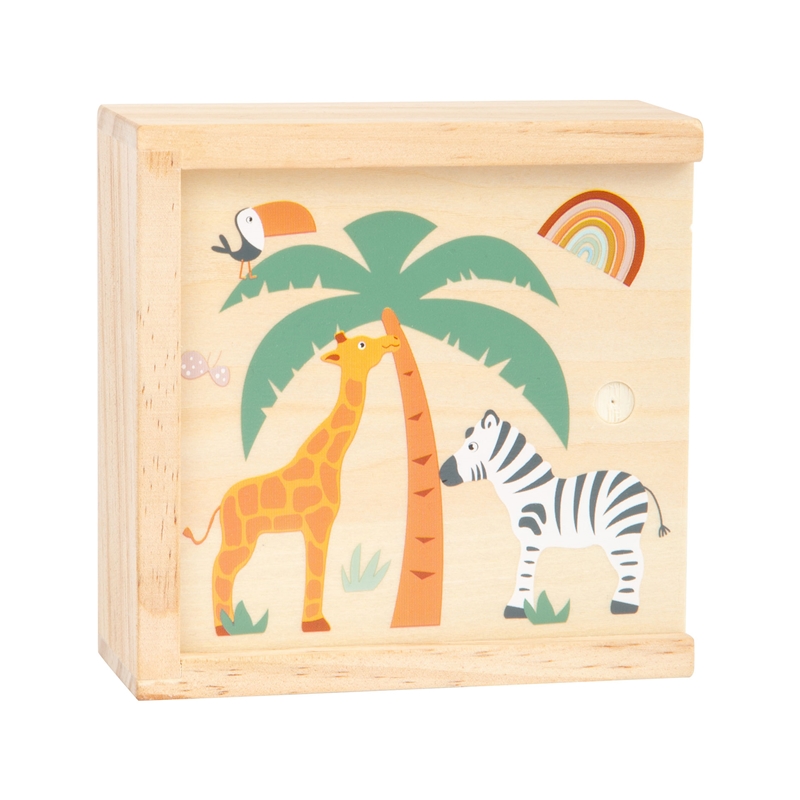 Παιχνίδι Small Foot Memory Safari, ξύλινο, 28 τεμαχίων