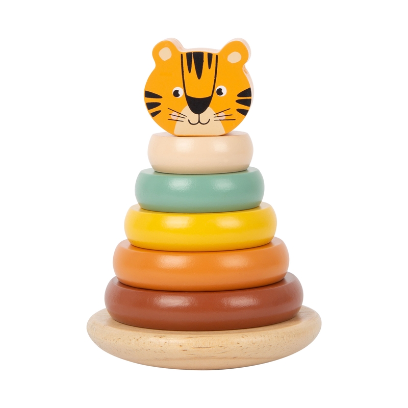 Small Foot Tower Tiger, με κορδόνια, ξύλινα