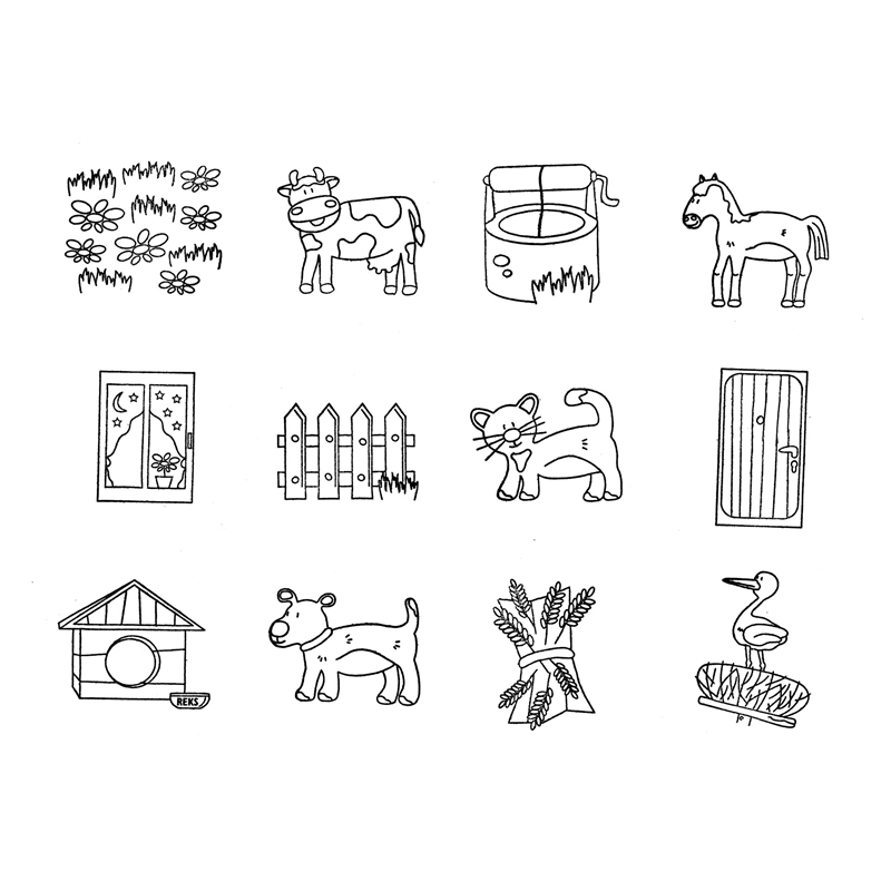 Nowa Szkola Prints Garden, 12 τεμάχια
