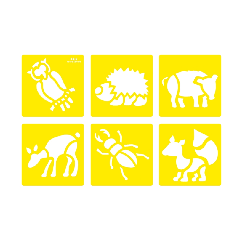 Πρότυπο Nowa Szkola Ζώα του δάσους, 6 σχήματα