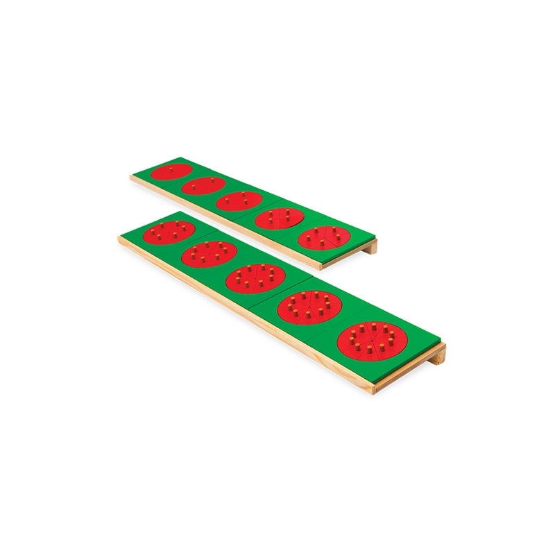 Nowa Szkola Circles Montessori Fraction, ξύλινο