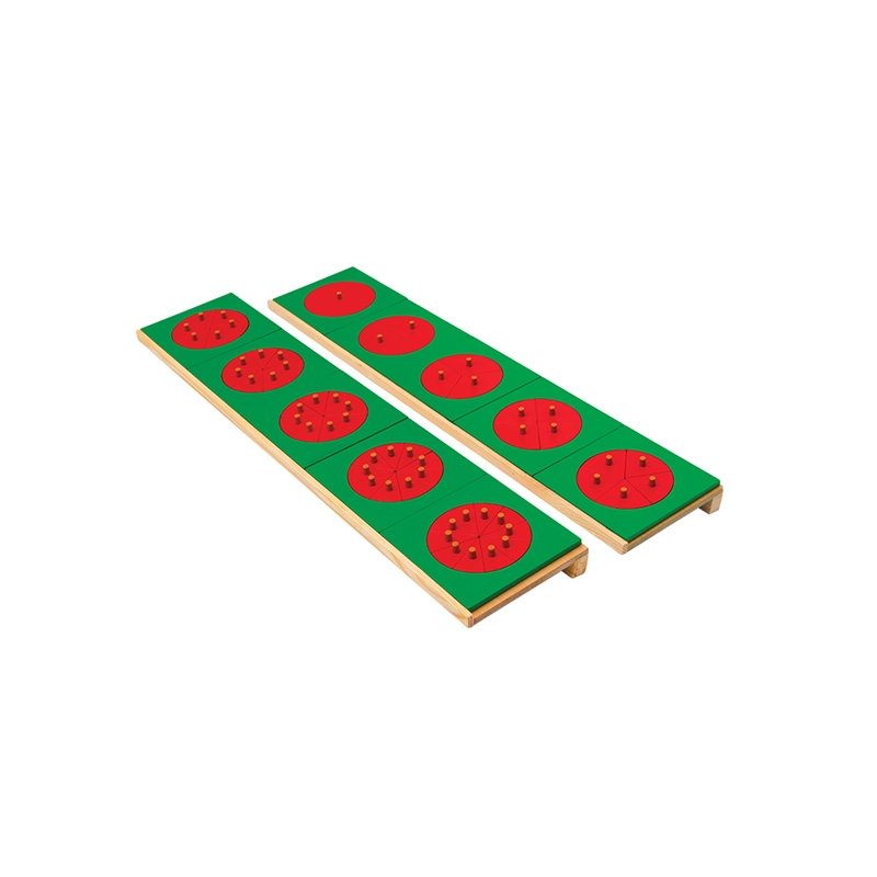 Nowa Szkola Circles Montessori Fraction, ξύλινο