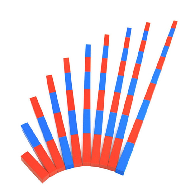 Μπάρες Montessori, αριθμητικές, από 5 έως 50 cm