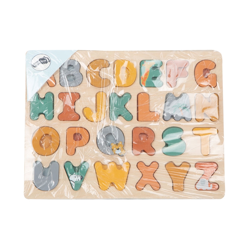 Παζλ Small Foot Safari, με το αγγλικό αλφάβητο, ξύλινο