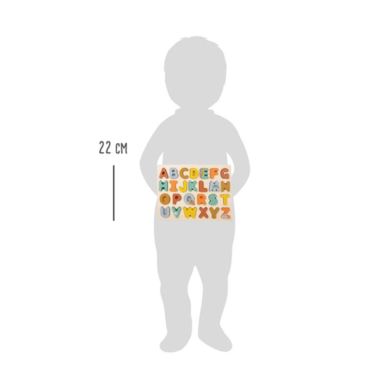 Παζλ Small Foot Safari, με το αγγλικό αλφάβητο, ξύλινο