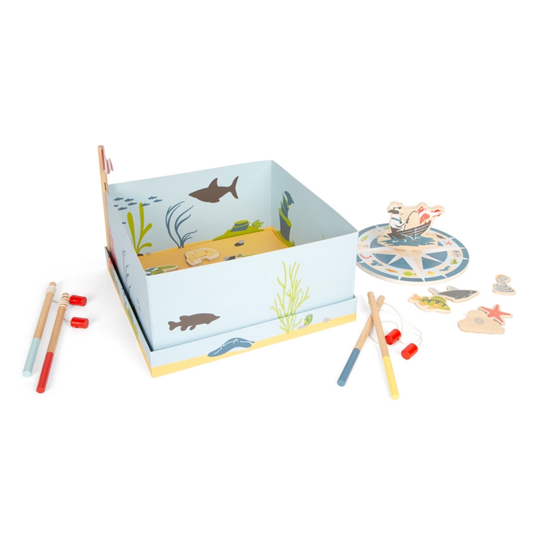 Small Foot Game Fishing - Friends, ξύλινο, 30 x 30 x 15 cm