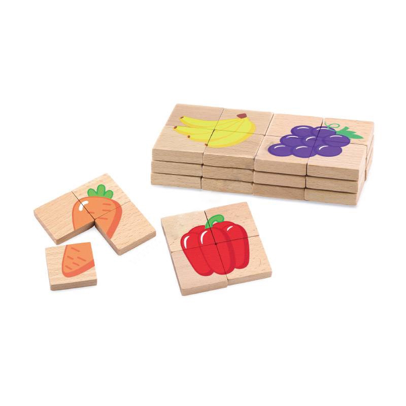 Nowa Szkola Puzzle Φρούτα και λαχανικά, μαγνητικό, 32 τεμάχια